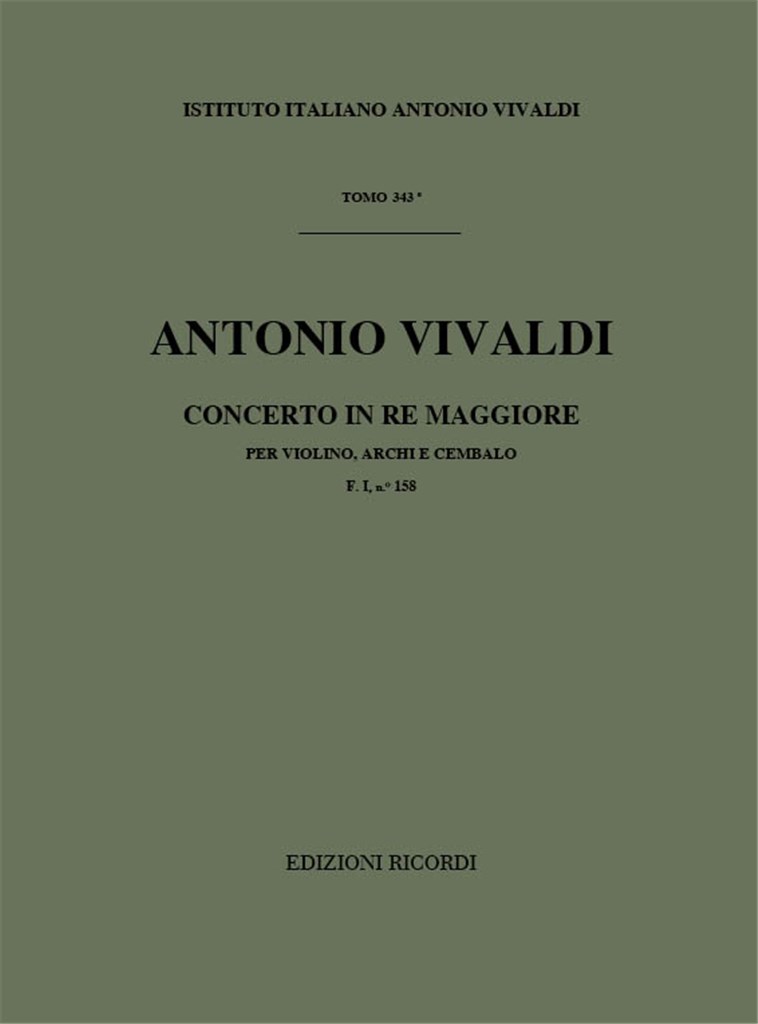 Concerto in Re Maggiore (D Major) Rv 224
